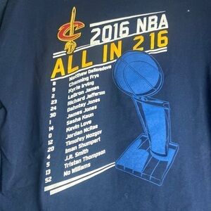 Cavs 2016 NBA  champion  T shirt